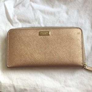 Rose Gold Kate Spade Wallet